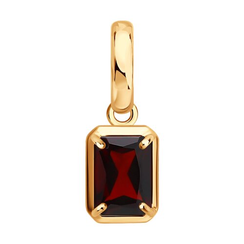 Подвеска Diamant - Серебро 925, Гранат (арт. 93-330-02395-1)