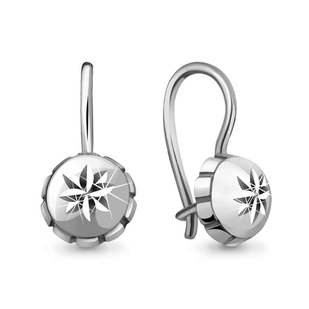 Серьги Аквамарин - Серебро 925 (арт. 30899.5)