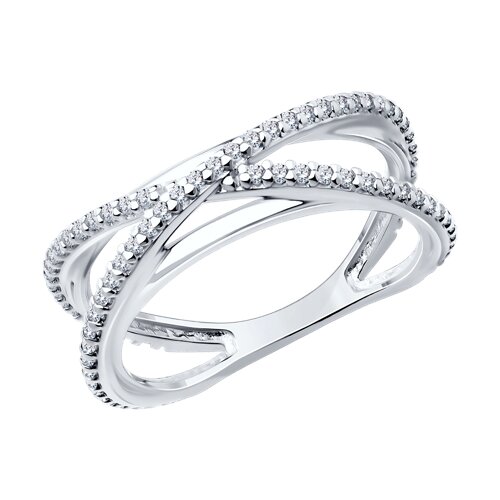 Кольцо SOKOLOV - Серебро 925, Фианит (арт. 94013719)