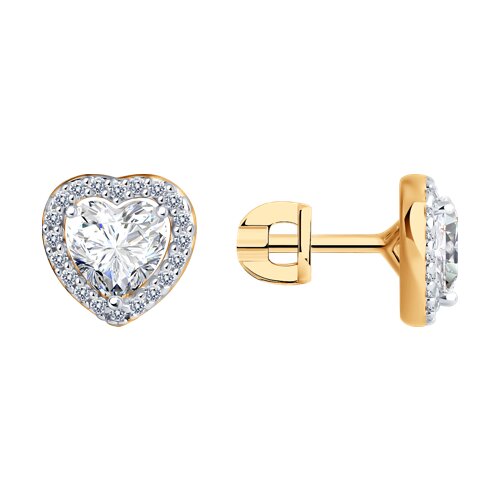 Серьги SOKOLOV - Серебро 925, Фианит (арт. 93022479)