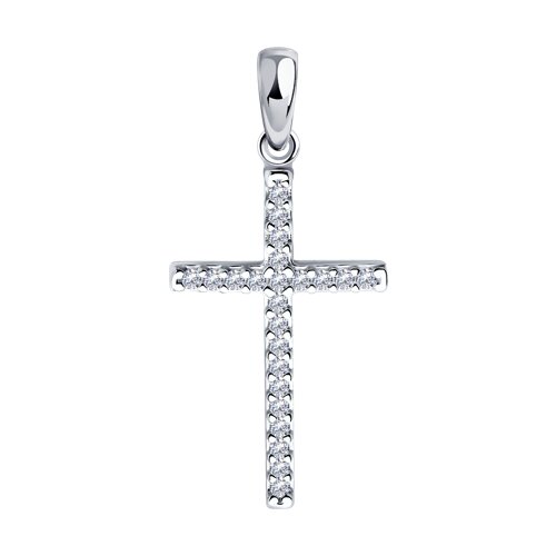 Подвеска SOKOLOV - Серебро 925, Фианит (арт. 94032871)