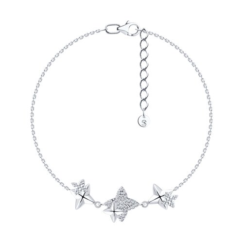 Браслет SOKOLOV - Серебро 925, Фианит (арт. 94051576)