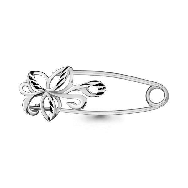 Булавка Аквамарин - Серебро 925 (арт. 71525.5)