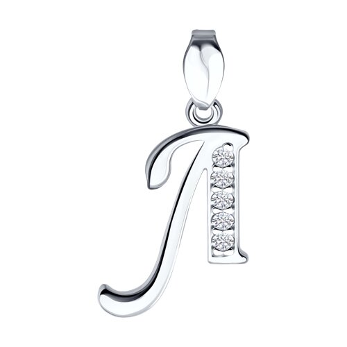 Подвеска SOKOLOV - Серебро 925, Фианит (арт. 94030455)