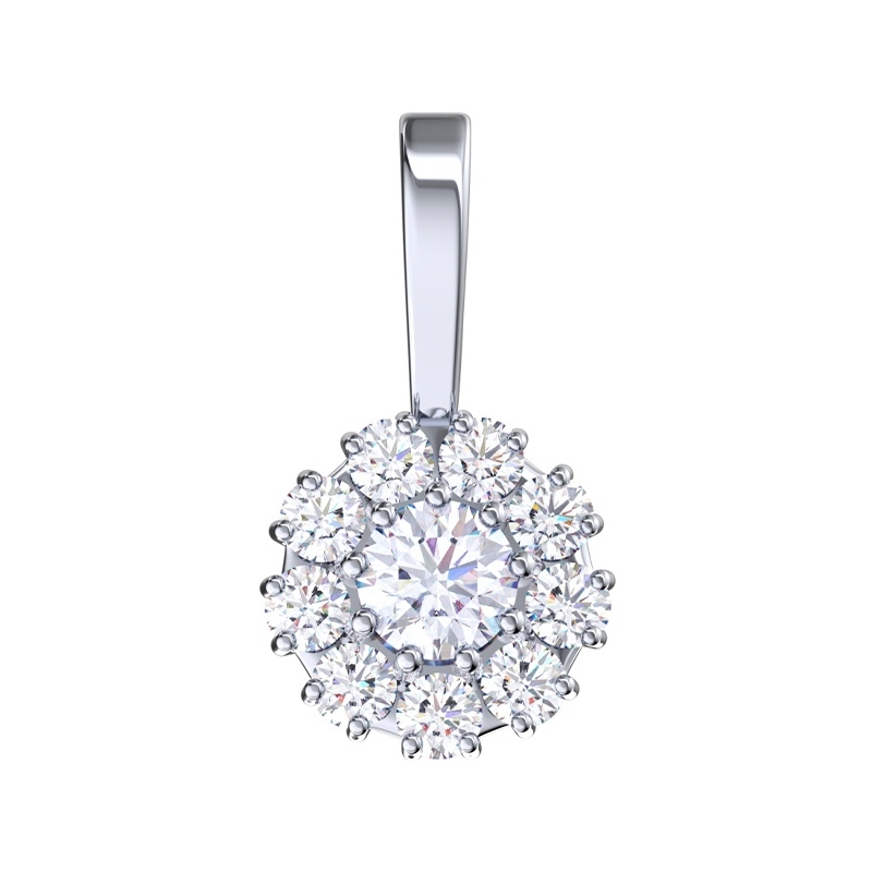 Подвеска POKROVSKY - Серебро 925, Фианит (арт. 4101696-00775)