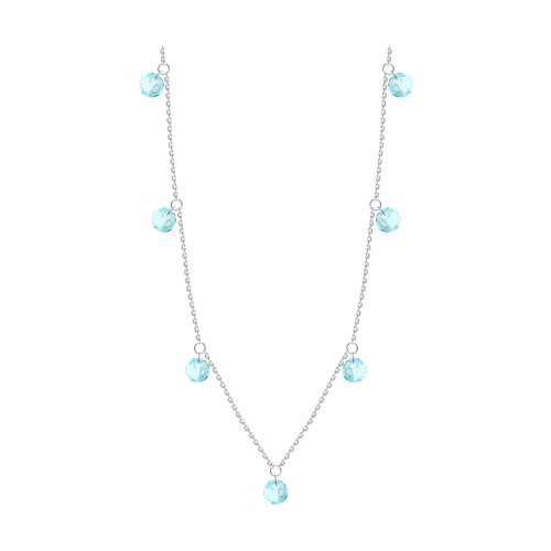 Колье SOKOLOV - Серебро 925, Топаз (арт. 92070088)