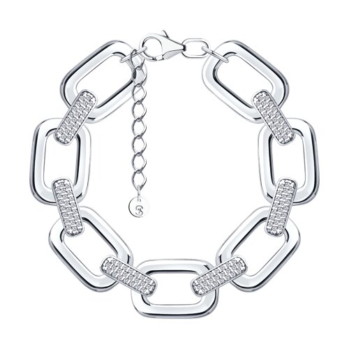 Браслет SOKOLOV - Серебро 925, Фианит (арт. 94051535)