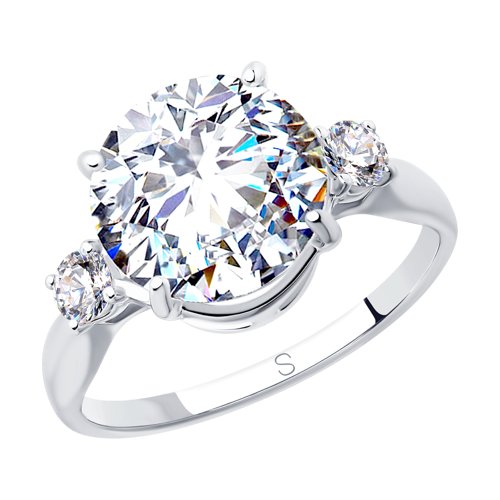 Кольцо SOKOLOV - Серебро 925, Фианит (арт. 94012849)