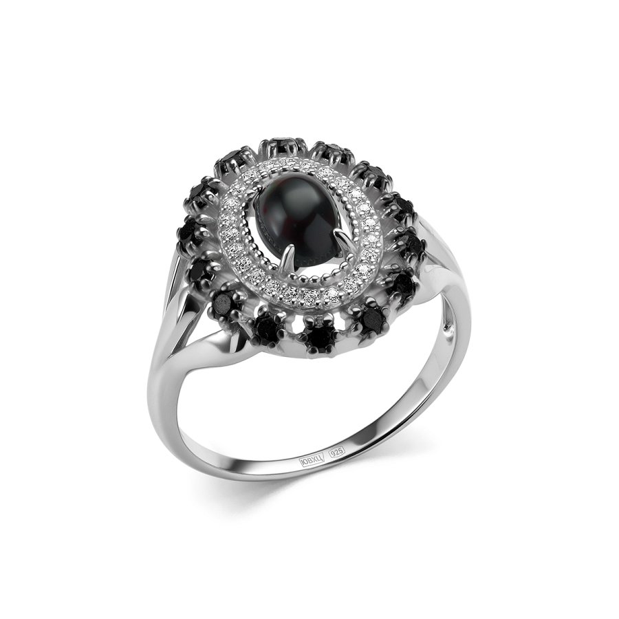 Кольцо Дар - Серебро 925, Опал, Фианит, Шпинель (арт. К-3933рчк117161600)