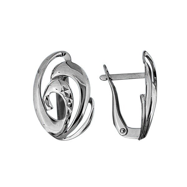 Серьги Аквамарин - Серебро 925 (арт. 31916.5)