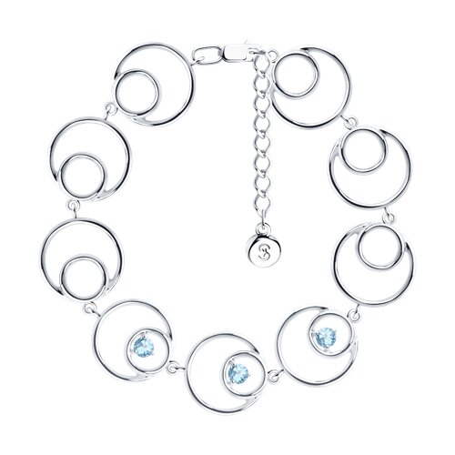 Браслет SOKOLOV - Серебро 925, Топаз (арт. 92050128)