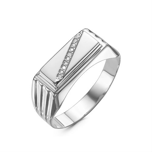 Кольцо Иллада - Серебро 925, Фианит (арт. с040578)