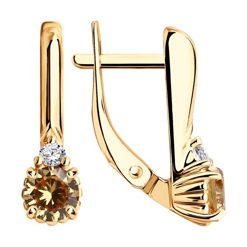 Серьги Diamant - Серебро 925, Фианит (арт. 93-120-01555-2)