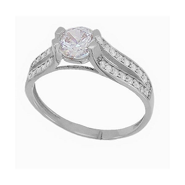 Кольцо Галатея - Серебро 925, Фианит (арт. 2242.1)