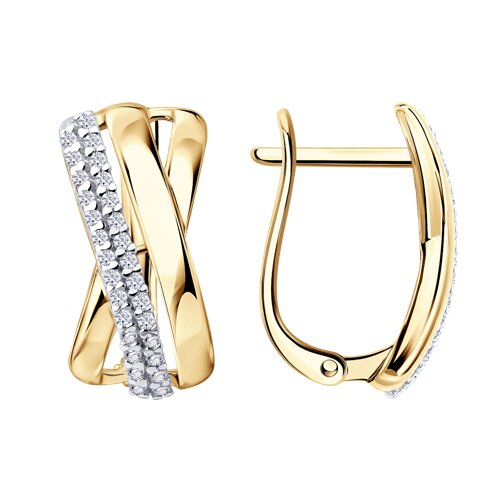 Серьги SOKOLOV - Серебро 925, Фианит (арт. 93022553)