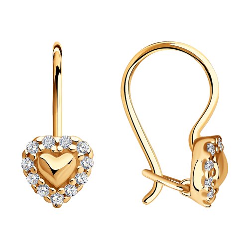 Серьги SOKOLOV - Серебро 925, Фианит (арт. 93020442)