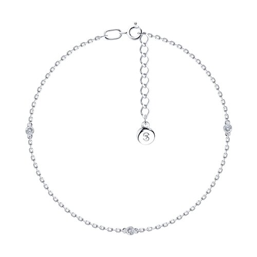 Браслет SOKOLOV - Серебро 925, Фианит, Эмаль (арт. 94050509)