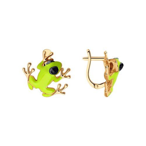 Серьги SOKOLOV - Серебро 925, Эмаль (арт. 93020862)