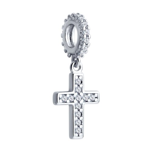 Подвеска SOKOLOV - Серебро 925, Фианит (арт. 94032878)