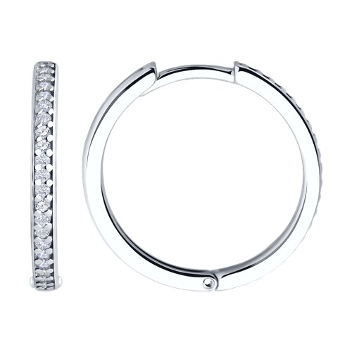 Серьги SOKOLOV - Серебро 925, Фианит (арт. 94026681)