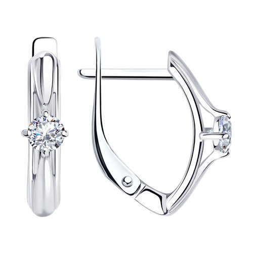 Серьги Diamant - Серебро 925, Фианит (арт. 94-120-01381-1)