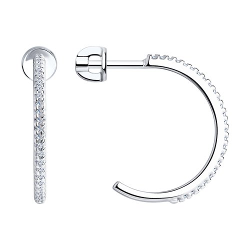 Серьги SOKOLOV - Серебро 925, Фианит (арт. 94024131)