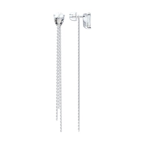 Серьги SOKOLOV - Серебро 925, Горный хрусталь (арт. 92025349)