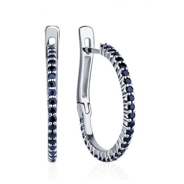 Серьги Platinum Lab. - Платина 950 (арт. ПС-022С-01)