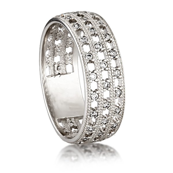 Кольцо Галатея - Серебро 925, Фианит (арт. 2722.1)