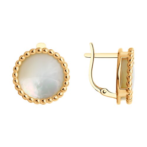 Серьги Diamant - Серебро 925, Перламутр (арт. 93-320-01603-1)