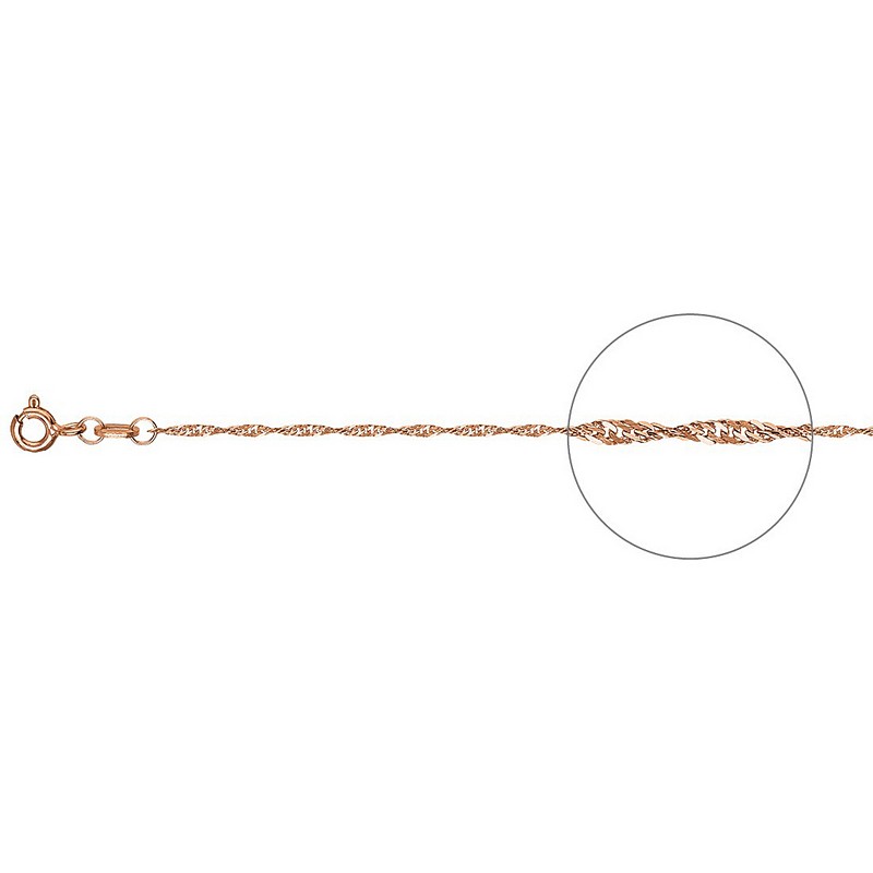 Цепочка Красцветмет - Золото 585 (арт. НЦ12-028#0.25)
