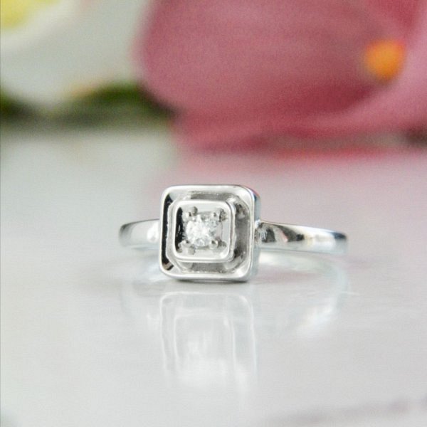 Кольцо Галатея - Серебро 925, Фианит (арт. 2976.1)