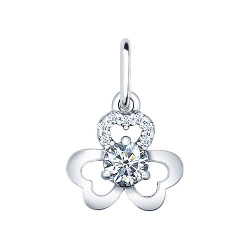 Подвеска SOKOLOV - Серебро 925, Фианит (арт. 94031343)