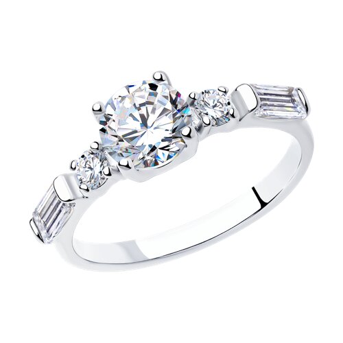 Кольцо SOKOLOV - Серебро 925, Фианит (арт. 94012521)