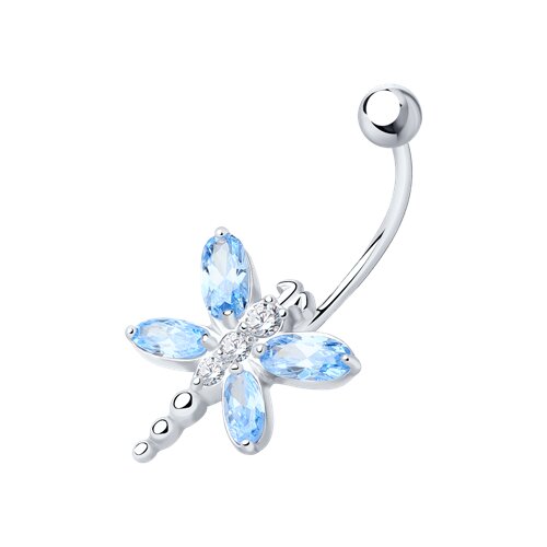 Пирсинг SOKOLOV - Серебро 925, Фианит (арт. 94060025)