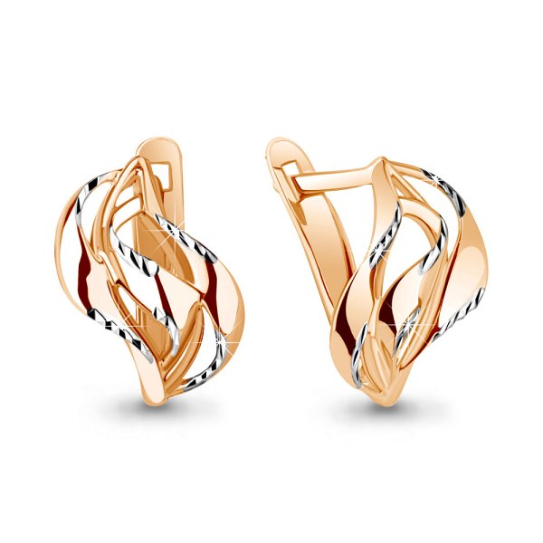 Серьги Аквамарин - Золото 585 (арт. 31323.1)