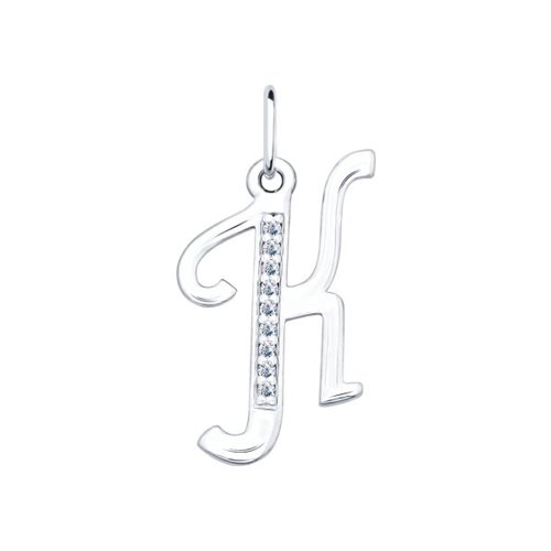 Подвеска SOKOLOV - Серебро 925, Фианит (арт. 94031369)