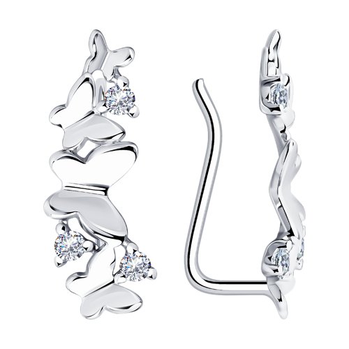 Серьги Diamant - Серебро 925, Фианит (арт. 94-120-01169-1)