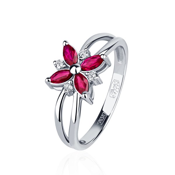 Кольцо Platinum Lab. - Платина 950 (арт. ПК-062Р-01)