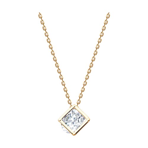 Колье SOKOLOV - Серебро 925, Фианит (арт. 93070159)