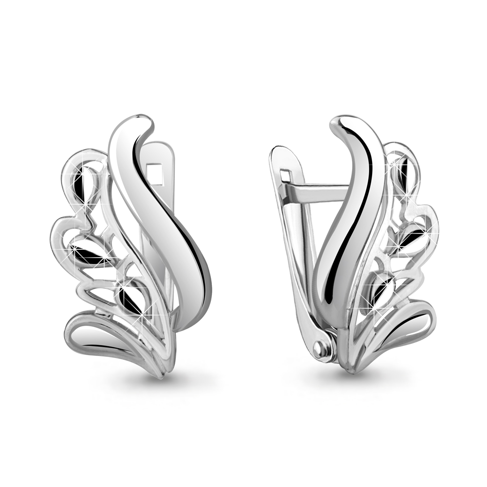 Серьги Аквамарин - Серебро 925 (арт. 34046.5)