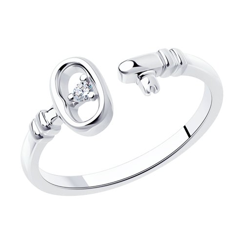 Кольцо SOKOLOV - Серебро 925, Фианит (арт. 94013384)