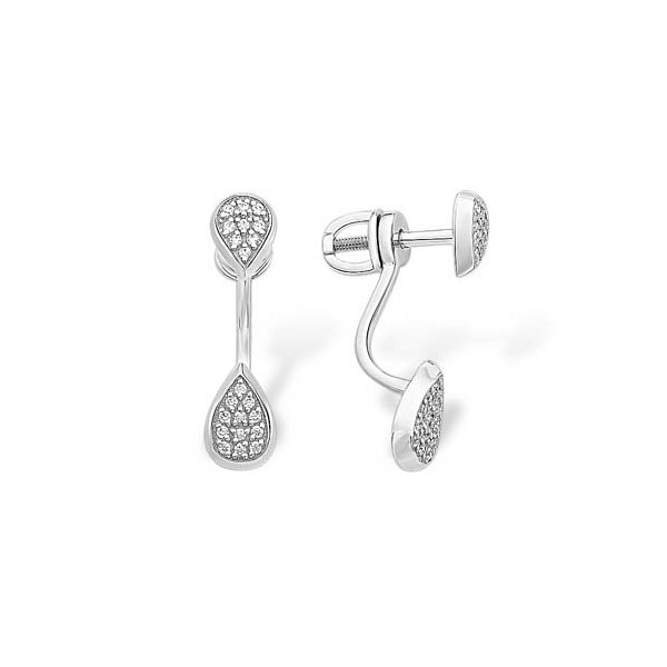 Серьги EFREMOV - Серебро 925, Фианит (арт. 1210018104-501)