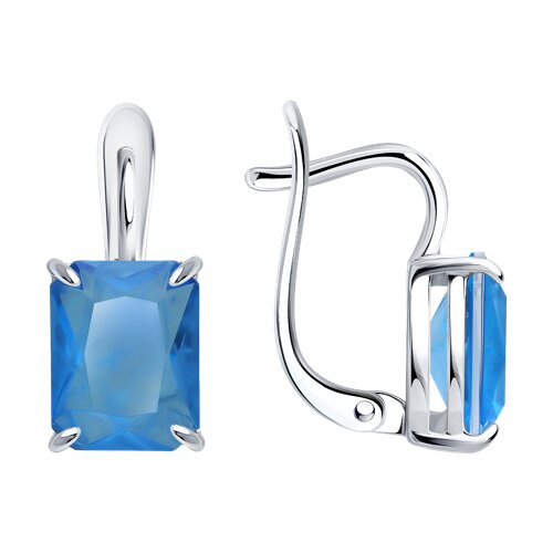 Серьги SOKOLOV - Серебро 925, Кварц, Стекло (арт. 94027740)