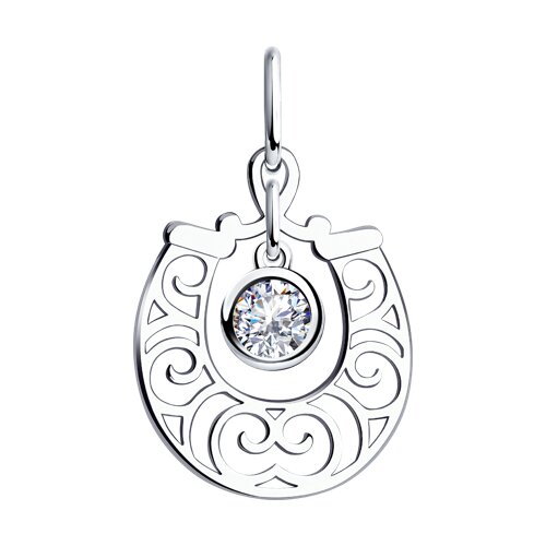 Подвеска SOKOLOV - Серебро 925, Фианит (арт. 94032782)