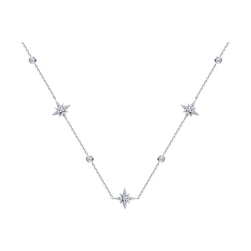 Колье SOKOLOV - Серебро 925, Фианит (арт. 94070686)