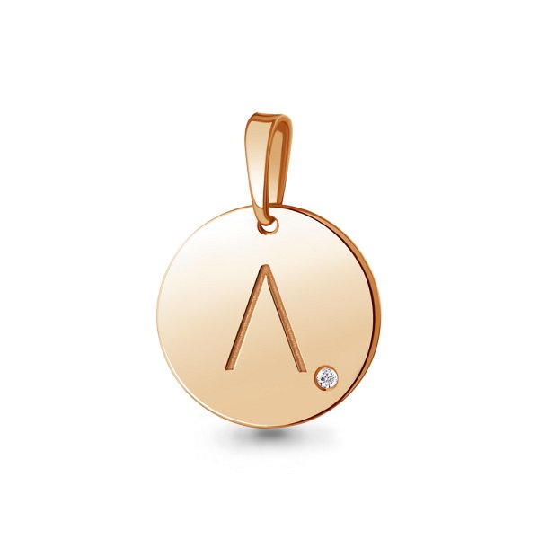 Подвеска Аквамарин - Серебро 925, Фианит (арт. 24603.6)