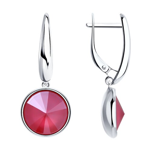 Серьги SOKOLOV - Серебро 925, Swarovski (арт. 94022878)