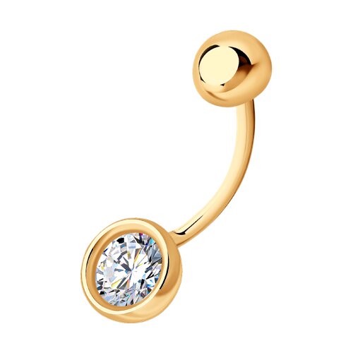 Пирсинг SOKOLOV - Серебро 925, Фианит (арт. 93060007)