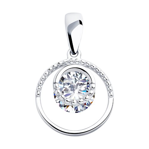 Подвеска SOKOLOV - Серебро 925, Фианит (арт. 94032242)